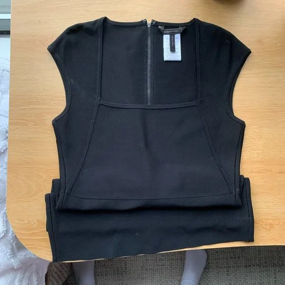 BCBGMaxAzria Black Bodycon Dress - Picture 3 of 4